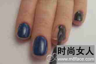  最炫民族色彩 扎染风格美甲DIY教程 
