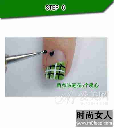  三叶草绿色清新美甲 清爽整个夏季 